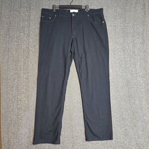 Brax Cooper Fancy Chino Pants‎ Mens 40/32 L30 Dark Blue Regular Fit Straight Leg